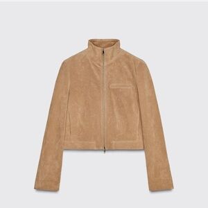 SUEDE LEATHER JACKET Zara